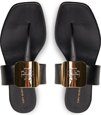 Klapki damskie na lato Tory Burch ze sklepu: eobuwie.pl w kategorii: Klapki damskie - zdjęcie WP-EBWP-9KUZS-09B_0000304147760
