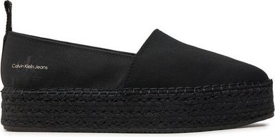 Espadryle damskie na lato Calvin Klein Jeans ze sklepu: eobuwie.pl w kategorii: Espadryle damskie - zdjęcie WP-EBWP-9KUZS-09B_0000304211126