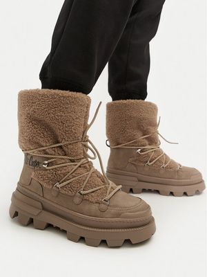 Śniegowce damskie bez wzorów Lee Cooper ze sklepu: eobuwie.pl w kategorii: Śniegowce damskie - zdjęcie WP-EBWP-9KUZS-09B_0000304322839
