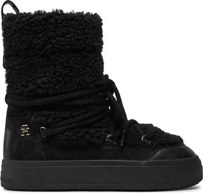 Śniegowce damskie zimowe Tommy Hilfiger ze sklepu: eobuwie.pl w kategorii: Śniegowce damskie - zdjęcie WP-EBWP-9KUZS-09B_0000304439421