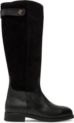 Kozaki damskie na lato Tommy Hilfiger ze sklepu: eobuwie.pl w kategorii: Kozaki damskie - zdjęcie WP-EBWP-9KUZS-09B_0000304439544