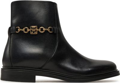 Botki jesienne Tommy Hilfiger ze sklepu: eobuwie.pl w kategorii: Botki - zdjęcie WP-EBWP-9KUZS-09B_0000304440793