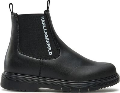 Buty zimowe dziecięce jesienne Karl Lagerfeld Kids ze sklepu: eobuwie.pl w kategorii: Buty zimowe dziecięce - zdjęcie WP-EBWP-9KUZS-09B_0000304469572