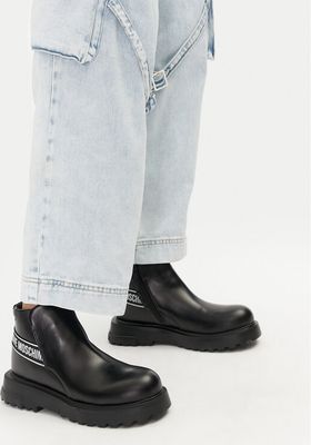 Love Moschino - Botki jesienne ze sklepu: eobuwie.pl w kategorii: Botki - zdjęcie WP-EBWP-9KUZS-09B_0000304542022