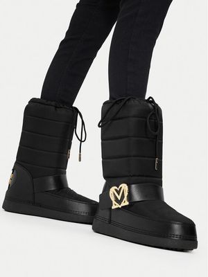 Śniegowce damskie na zimę Love Moschino ze sklepu: eobuwie.pl w kategorii: Śniegowce damskie - zdjęcie WP-EBWP-9KUZS-09B_0000304548987