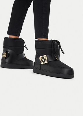 Śniegowce damskie na zimę Love Moschino ze sklepu: eobuwie.pl w kategorii: Śniegowce damskie - zdjęcie WP-EBWP-9KUZS-09B_0000304548994