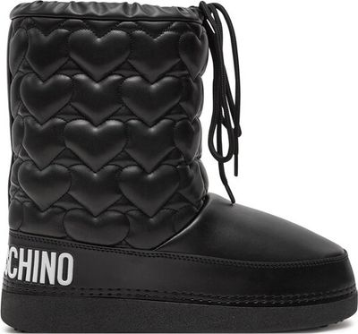 Śniegowce damskie jesienne Love Moschino ze sklepu: eobuwie.pl w kategorii: Śniegowce damskie - zdjęcie WP-EBWP-9KUZS-09B_0000304549038
