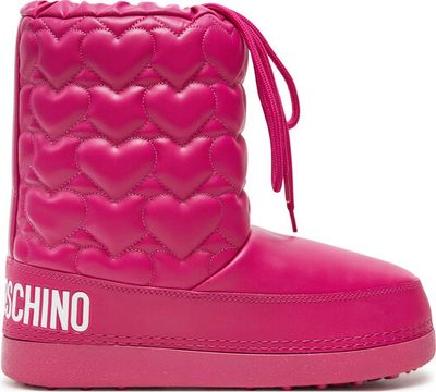 Śniegowce damskie na wiosnę Love Moschino ze sklepu: eobuwie.pl w kategorii: Śniegowce damskie - zdjęcie WP-EBWP-9KUZS-09B_0000304549052