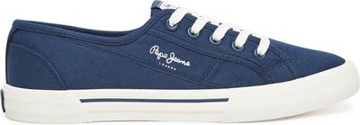 Trampki damskie na lato Pepe Jeans ze sklepu: eobuwie.pl w kategorii: Trampki damskie - zdjęcie WP-EBWP-9KUZS-09B_0000304740565