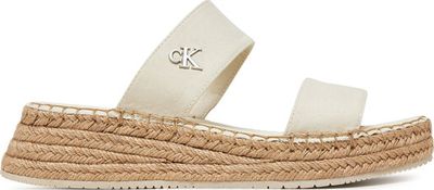 Calvin Klein Jeans - Espadryle damskie na lato ze sklepu: eobuwie.pl w kategorii: Espadryle damskie - zdjęcie WP-EBWP-9KUZS-09B_0000304826047