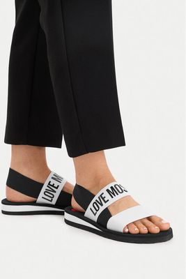 Sandały damskie na lato Love Moschino ze sklepu: eobuwie.pl w kategorii: Sandały damskie - zdjęcie WP-EBWP-9KUZS-09B_0000304970276