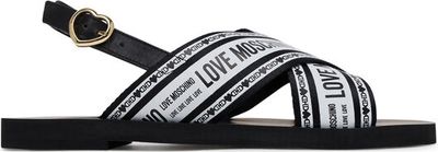Love Moschino - Sandały damskie na lato ze sklepu: eobuwie.pl w kategorii: Sandały damskie - zdjęcie WP-EBWP-9KUZS-09B_0000304970320