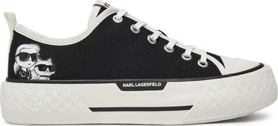 Trampki damskie na wiosnę Karl Lagerfeld ze sklepu: eobuwie.pl w kategorii: Trampki damskie - zdjęcie WP-EBWP-9KUZS-09B_0000305071521