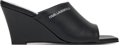 Klapki damskie na lato Karl Lagerfeld ze sklepu: eobuwie.pl w kategorii: Klapki damskie - zdjęcie WP-EBWP-9KUZS-09B_0000305072641