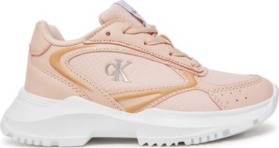 Buty sportowe dziecięce casual Calvin Klein Jeans ze sklepu: eobuwie.pl w kategorii: Buty sportowe dziecięce - zdjęcie WP-EBWP-9KUZS-09B_0000305120588