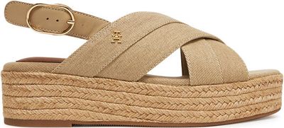 Tommy Hilfiger - Espadryle damskie na lato ze sklepu: eobuwie.pl w kategorii: Espadryle damskie - zdjęcie WP-EBWP-9KUZS-09B_0000305156617