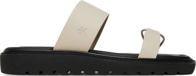 Klapki damskie na lato Calvin Klein Jeans ze sklepu: eobuwie.pl w kategorii: Klapki damskie - zdjęcie WP-EBWP-9KUZS-09B_0000305197504