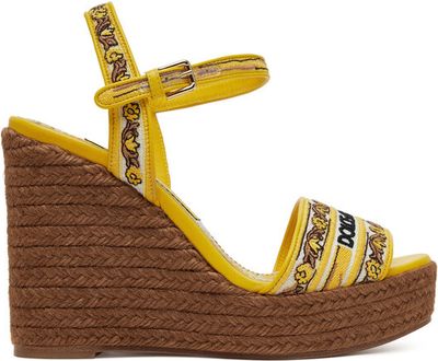 Espadryle damskie na lato Dolce & Gabbana ze sklepu: eobuwie.pl w kategorii: Espadryle damskie - zdjęcie WP-EBWP-9KUZS-09B_0000305315908