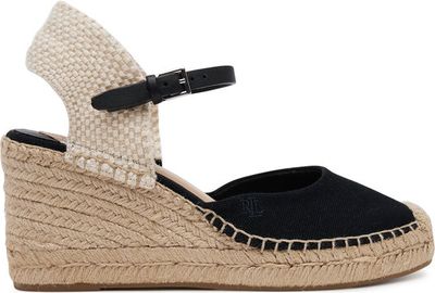 Espadryle damskie na lato LAUREN RALPH LAUREN ze sklepu: eobuwie.pl w kategorii: Espadryle damskie - zdjęcie WP-EBWP-9KUZS-09B_0000305343338
