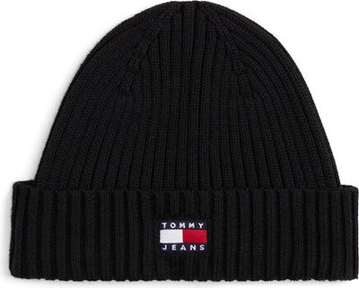 Tommy Jeans - Czapka zimowa męska casual ze sklepu: eobuwie.pl w kategorii: Czapki zimowe męskie - zdjęcie WP-EBWP-9KUZS-09B_0000305368454