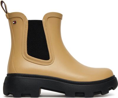 Kalosze damskie na jesień Tommy Hilfiger ze sklepu: eobuwie.pl w kategorii: Kalosze damskie - zdjęcie WP-EBWP-9KUZS-09B_0000305436320