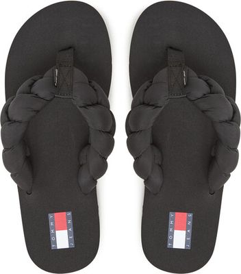 Klapki damskie na lato Tommy Jeans ze sklepu: eobuwie.pl w kategorii: Klapki damskie - zdjęcie WP-EBWP-9KUZS-09B_0000305437518