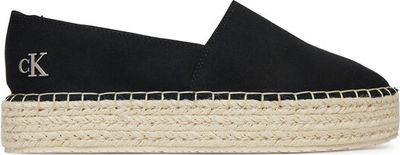 Espadryle damskie na lato Calvin Klein Jeans ze sklepu: eobuwie.pl w kategorii: Espadryle damskie - zdjęcie WP-EBWP-9KUZS-09B_0000305449061