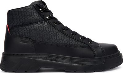 HUGO - Buty zimowe męskie eleganckie ze sklepu: eobuwie.pl w kategorii: Buty zimowe męskie - zdjęcie WP-EBWP-9KUZS-09B_0000305487421