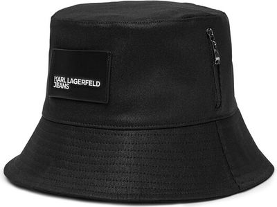 Kapelusz damski elegancki Karl Lagerfeld Jeans ze sklepu: eobuwie.pl w kategorii: Kapelusze damskie - zdjęcie WP-EBWP-9KUZS-09B_0000305505873
