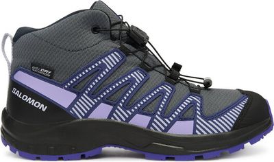 Buty trekkingowe dziecięce na wiosnę Salomon ze sklepu: eobuwie.pl w kategorii: Buty trekkingowe dziecięce - zdjęcie WP-EBWP-9KUZS-09B_0000305510280