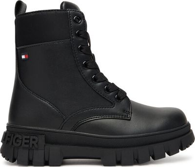 Buty zimowe dziecięce na zimę Tommy Hilfiger ze sklepu: eobuwie.pl w kategorii: Buty zimowe dziecięce - zdjęcie WP-EBWP-9KUZS-09B_0000305516220