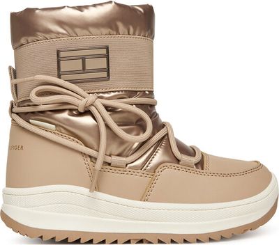 Buty zimowe dziecięce na zimę Tommy Hilfiger ze sklepu: eobuwie.pl w kategorii: Buty zimowe dziecięce - zdjęcie WP-EBWP-9KUZS-09B_0000305518255