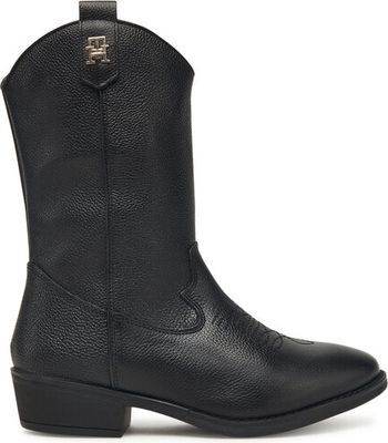 Buty zimowe dziecięce na zimę Tommy Hilfiger ze sklepu: eobuwie.pl w kategorii: Buty zimowe dziecięce - zdjęcie WP-EBWP-9KUZS-09B_0000305518293