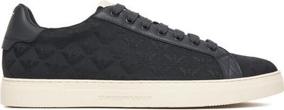 Buty sportowe męskie jesienne Emporio Armani ze sklepu: eobuwie.pl w kategorii: Buty sportowe męskie - zdjęcie WP-EBWP-9KUZS-09B_0000305529534