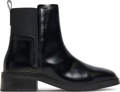 Botki jesienne Tommy Hilfiger ze sklepu: eobuwie.pl w kategorii: Botki - zdjęcie WP-EBWP-9KUZS-09B_0000305551078