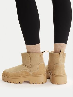 Tommy Hilfiger - Śniegowce damskie na zimę ze sklepu: eobuwie.pl w kategorii: Śniegowce damskie - zdjęcie WP-EBWP-9KUZS-09B_0000305551320