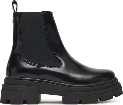 Botki na jesień Tommy Hilfiger ze sklepu: eobuwie.pl w kategorii: Botki - zdjęcie WP-EBWP-9KUZS-09B_0000305551467