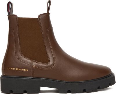 Tommy Hilfiger - Botki jesienne ze sklepu: eobuwie.pl w kategorii: Botki - zdjęcie WP-EBWP-9KUZS-09B_0000305551559
