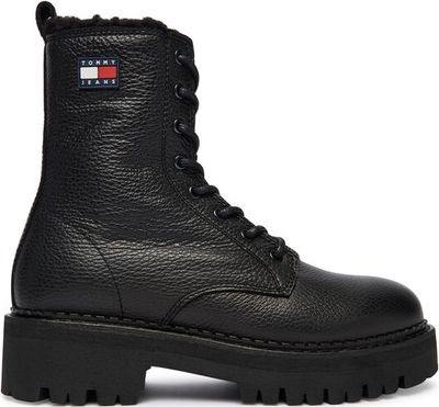 Tommy Jeans - Workery damskie ze sklepu: eobuwie.pl w kategorii: Workery damskie - zdjęcie WP-EBWP-9KUZS-09B_0000305553768