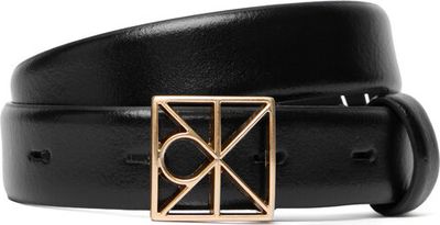 Pasek elegancki Calvin Klein ze sklepu: eobuwie.pl w kategorii: Paski damskie - zdjęcie WP-EBWP-9KUZS-09B_0000305554048