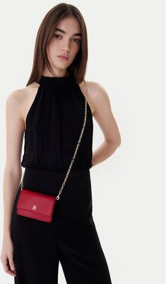 Kopertówka elegancka Tommy Hilfiger ze sklepu: eobuwie.pl w kategorii: Kopertówki - zdjęcie WP-EBWP-9KUZS-09B_0000305556172