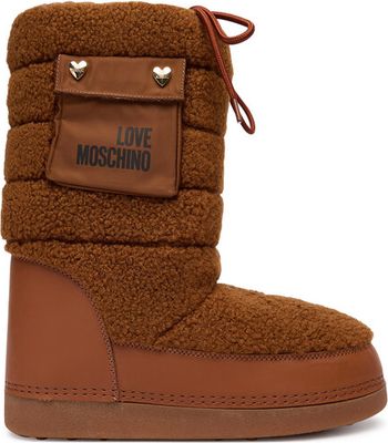 Śniegowce damskie na zimę Love Moschino ze sklepu: eobuwie.pl w kategorii: Śniegowce damskie - zdjęcie WP-EBWP-9KUZS-09B_0000305644916