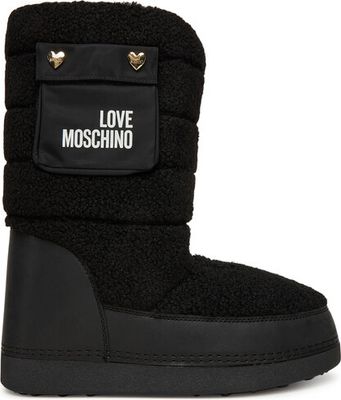 Śniegowce damskie na zimę Love Moschino ze sklepu: eobuwie.pl w kategorii: Śniegowce damskie - zdjęcie WP-EBWP-9KUZS-09B_0000305645401