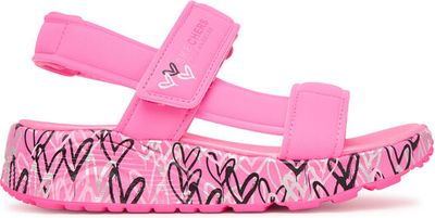 Sandały dziecięce letnie Skechers ze sklepu: eobuwie.pl w kategorii: Sandały dziecięce - zdjęcie WP-EBWP-9KUZS-09B_0000305774101