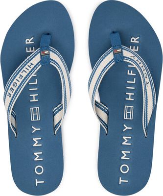 Klapki damskie na lato Tommy Hilfiger ze sklepu: eobuwie.pl w kategorii: Klapki damskie - zdjęcie WP-EBWP-9KUZS-09B_0000305778147