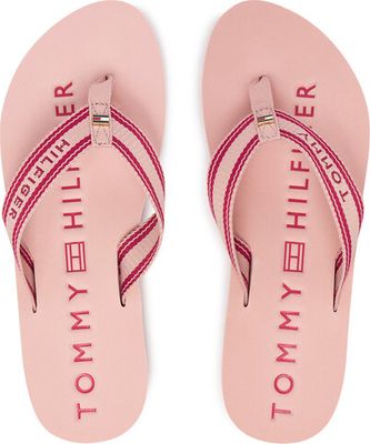 Klapki damskie na lato Tommy Hilfiger ze sklepu: eobuwie.pl w kategorii: Klapki damskie - zdjęcie WP-EBWP-9KUZS-09B_0000305778178