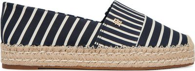 Tommy Hilfiger - Espadryle damskie na lato ze sklepu: eobuwie.pl w kategorii: Espadryle damskie - zdjęcie WP-EBWP-9KUZS-09B_0000305780355