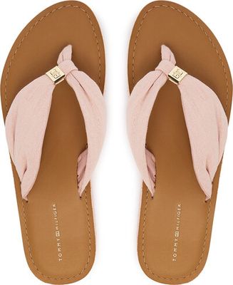 Klapki damskie na lato Tommy Hilfiger ze sklepu: eobuwie.pl w kategorii: Klapki damskie - zdjęcie WP-EBWP-9KUZS-09B_0000305780508
