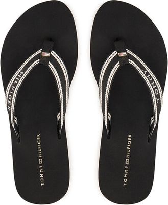 Klapki damskie na lato Tommy Hilfiger ze sklepu: eobuwie.pl w kategorii: Klapki damskie - zdjęcie WP-EBWP-9KUZS-09B_0000305780522