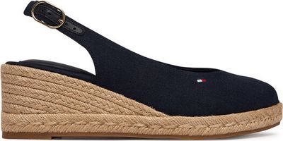 Espadryle damskie na lato Tommy Hilfiger ze sklepu: eobuwie.pl w kategorii: Espadryle damskie - zdjęcie WP-EBWP-9KUZS-09B_0000305780683